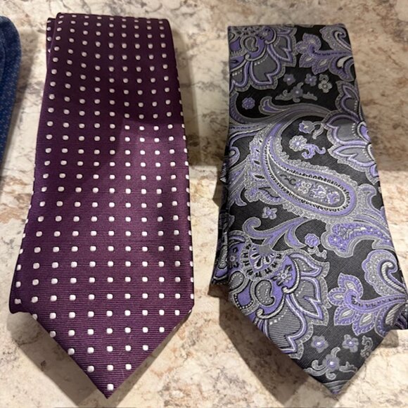 Lot of 12 Designer Neckties: Stafford, Saddlebred, Colours, Mashiko, Madison - Picture 4 of 10